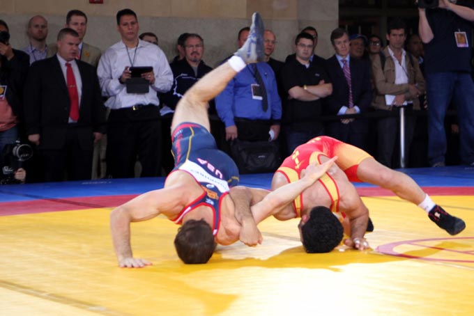 American Reece Humphrey and Iranian Masoud Esmailpour Joubari Rumble on the Rails