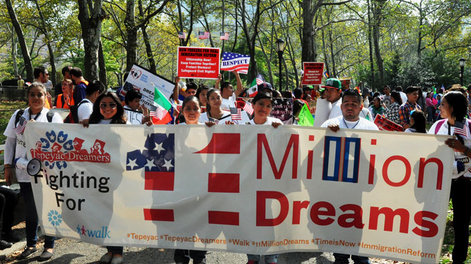 Michael Fleshman, National Day of Immigrant Dignity and Respect, NY, 2013