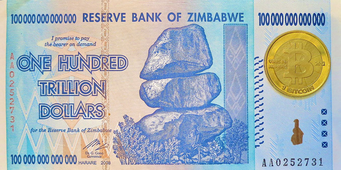 In 2008 Zimbabwe made headlines for having the highest inflation rate in history, beating out Weimar Germany.