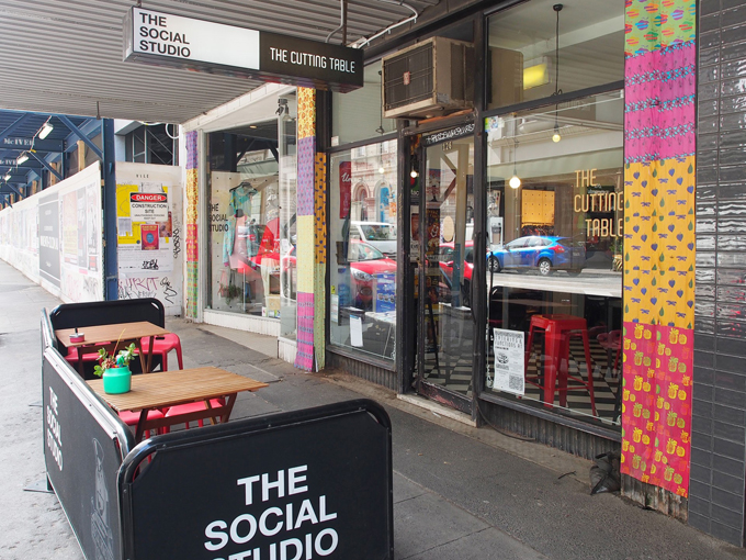 The Social Studio shop front in Melbourne. Photograph Mimi-Murtle + Co. 2014